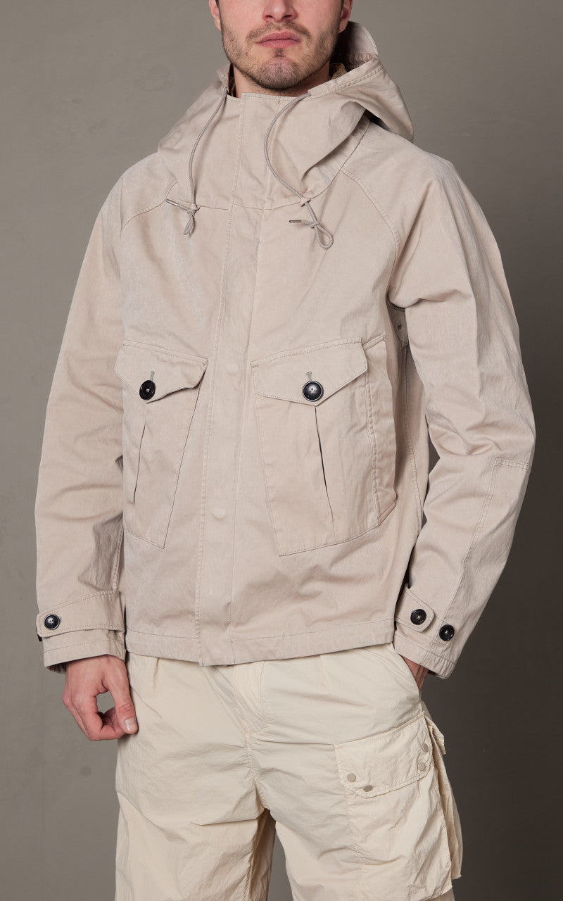Ten C Tempest Anorak Pale Taupe