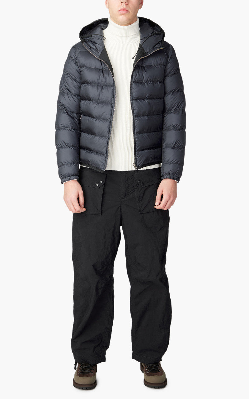 Ten C Hooded Down Liner With Pockets Navy Ten C Hooded Down Liner With Pockets Navy