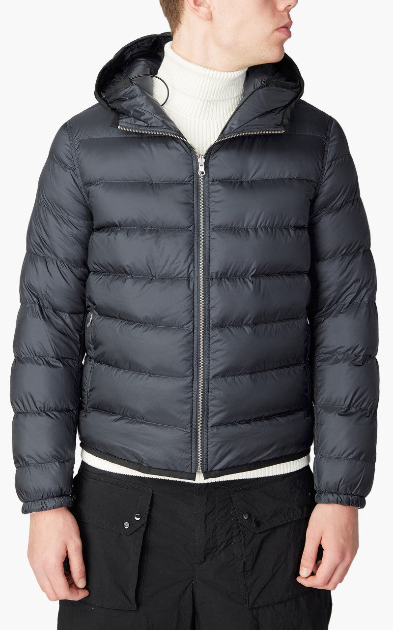 Ten C Hooded Down Liner With Pockets Navy