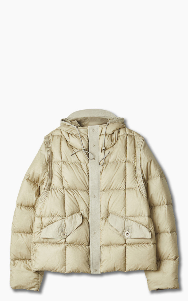 Ten C Hurricane Combo Down Anorak Chalk Shade