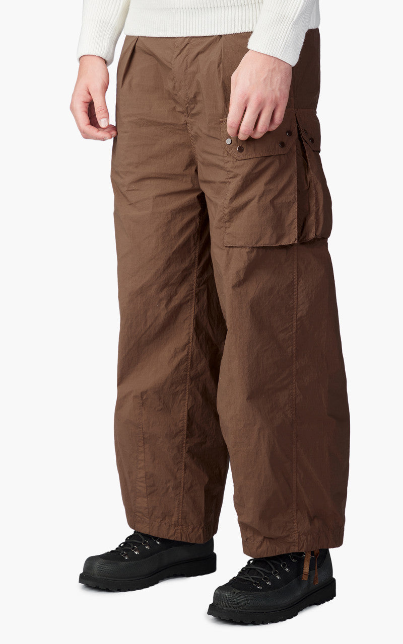 Ten C Cargo Pants With Flap Pockets Walnut