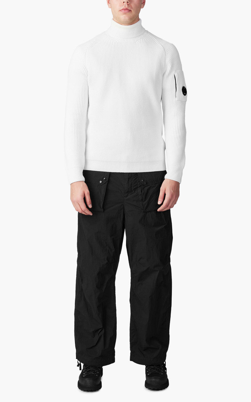 Ten C Cargo Pants With Front Flat Pockets Black