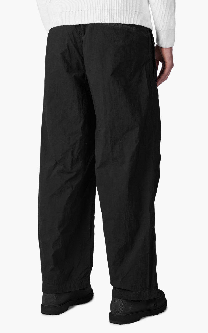 Ten C Cargo Pants With Front Flat Pockets Black