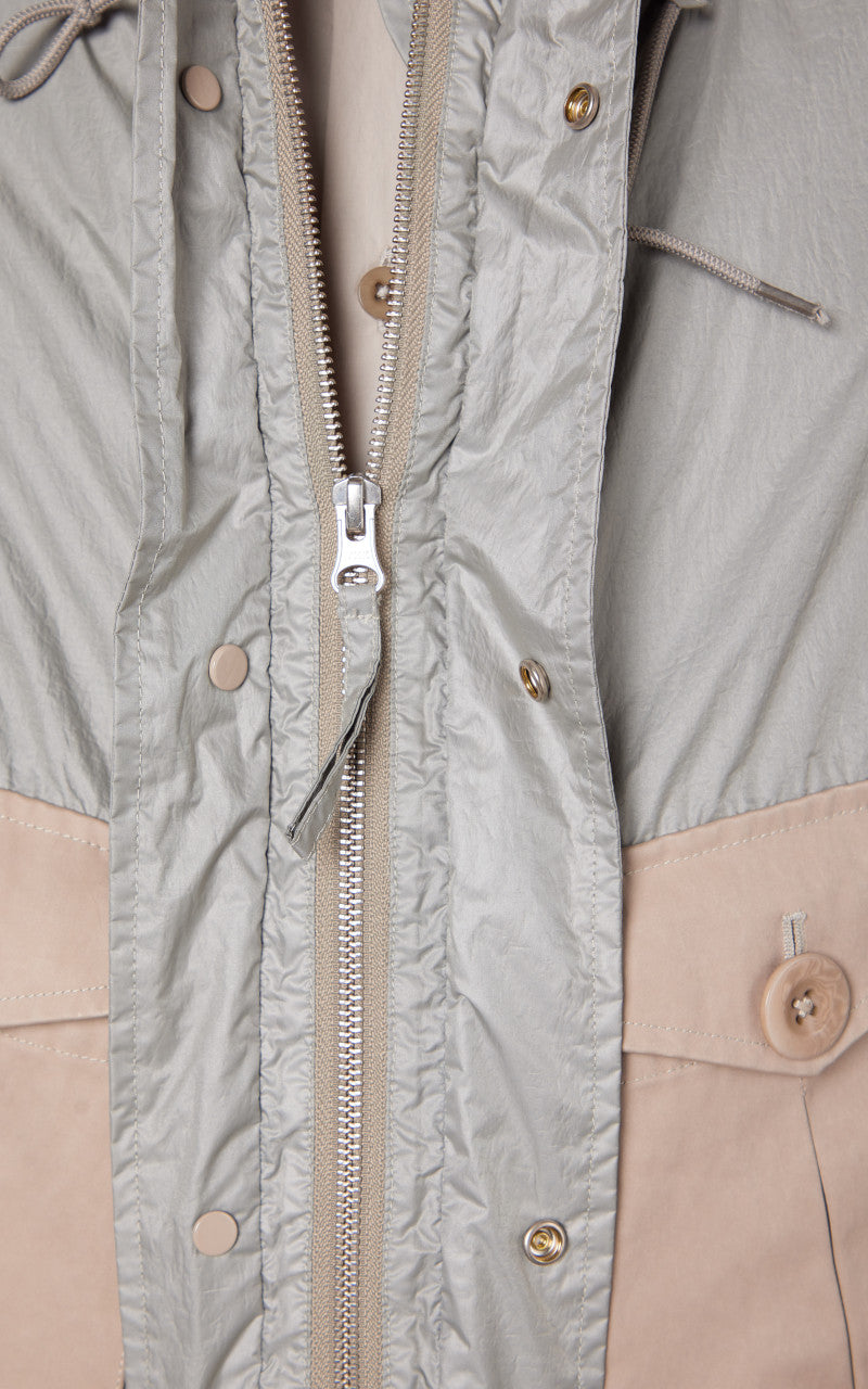 Ten C Tempest Combo Anorak Gauze White