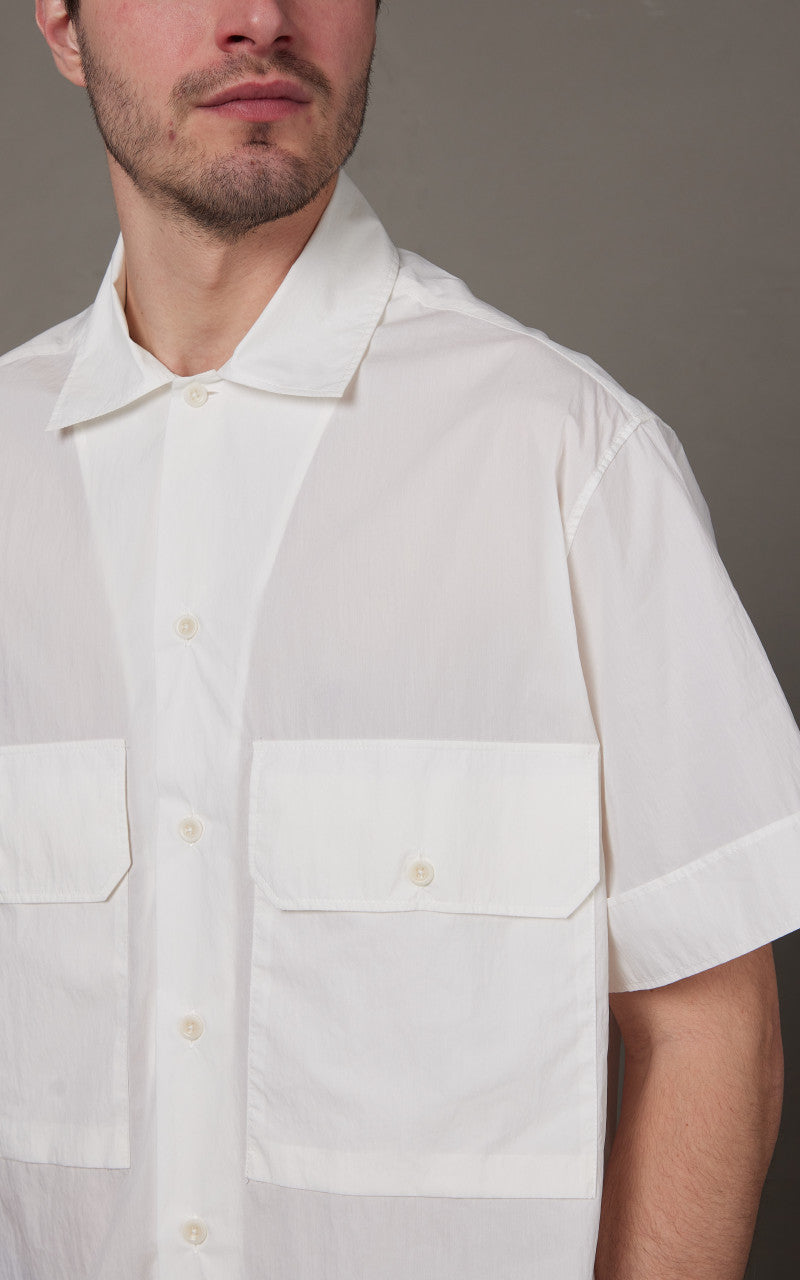 Ten C Lightweight S/S Shirt White