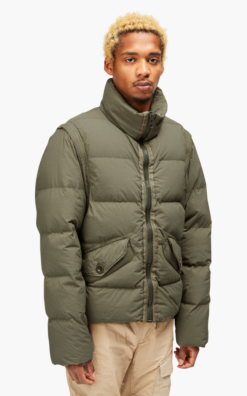 Ten C Austral Down Jacket Vest Olive