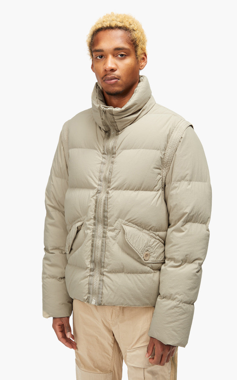 Ten C Austral Down Jacket Vest Taupe