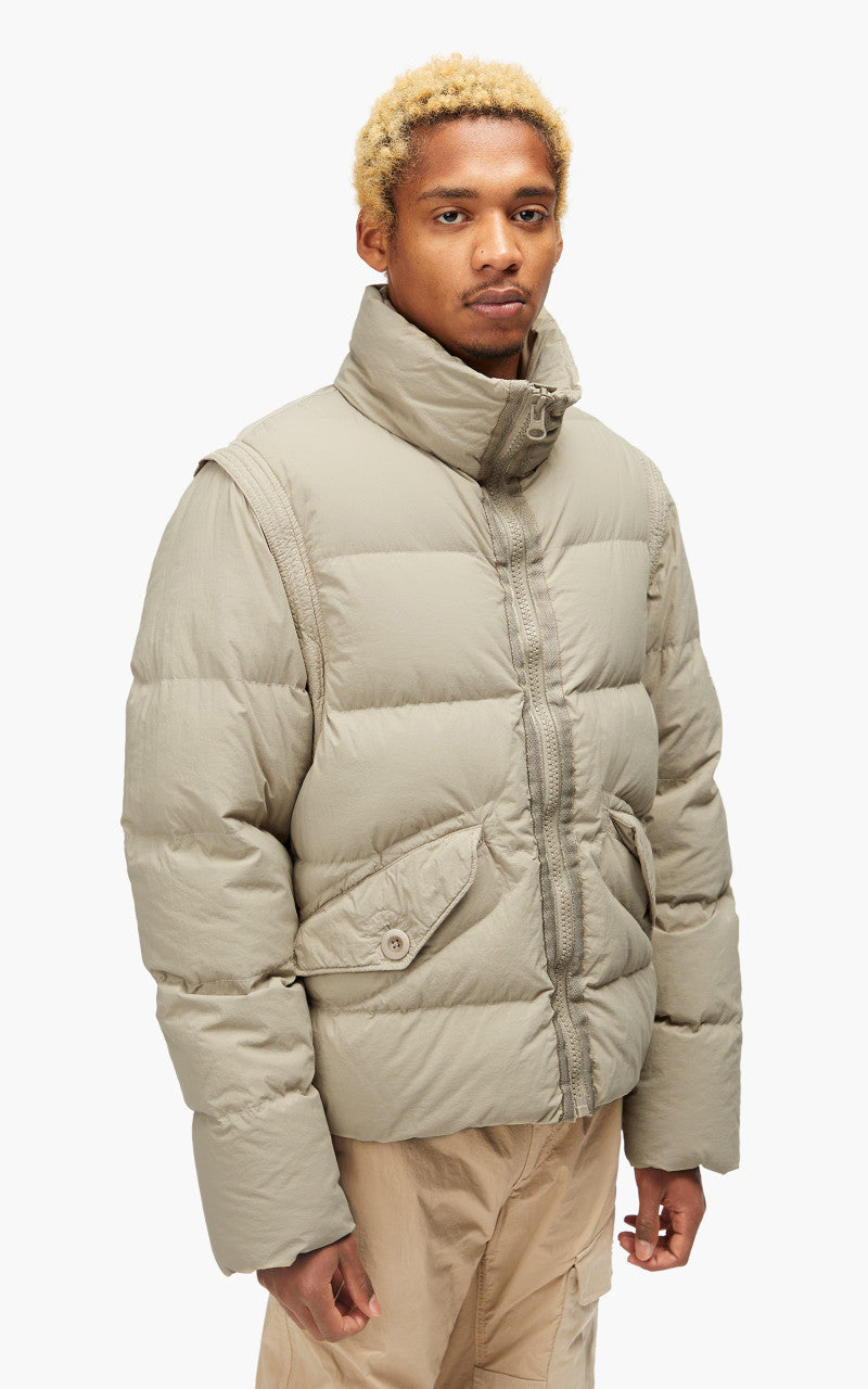 Ten C Austral Down Jacket Vest Taupe
