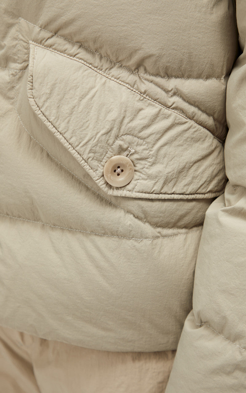 Ten C Austral Down Jacket Vest Taupe