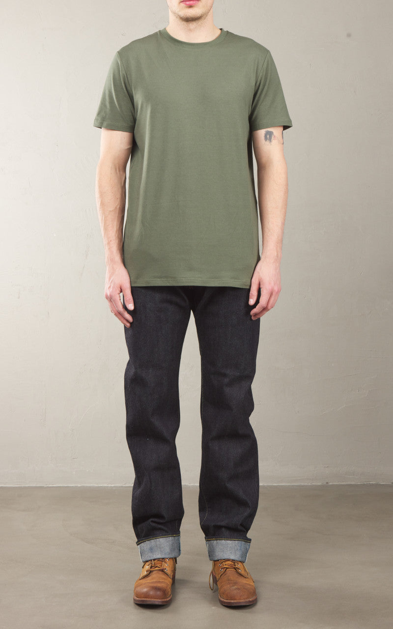 The Flat Head FN-D110 Regular Tapered Jeans Selvedge One Wash Indigo