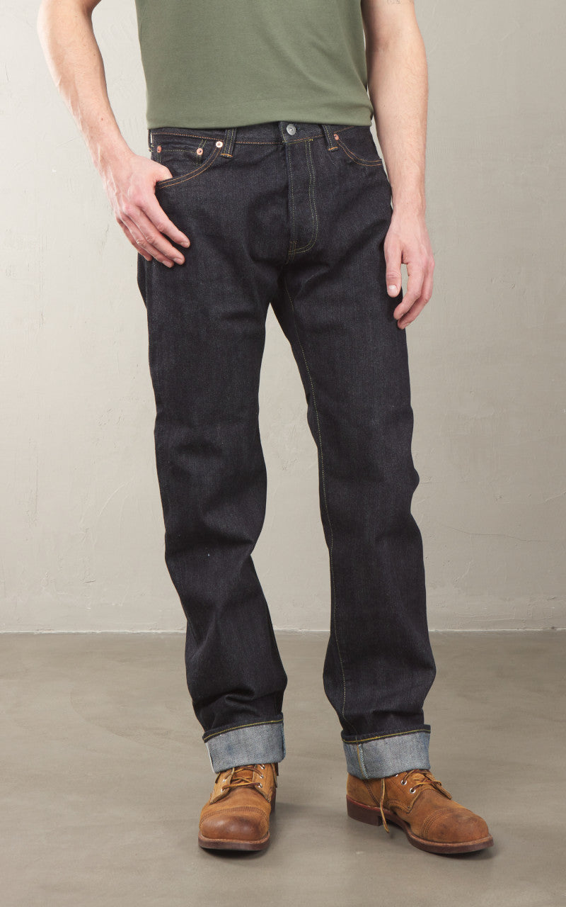 The Flat Head FN-D110 Regular Tapered Jeans Selvedge One Wash Indigo