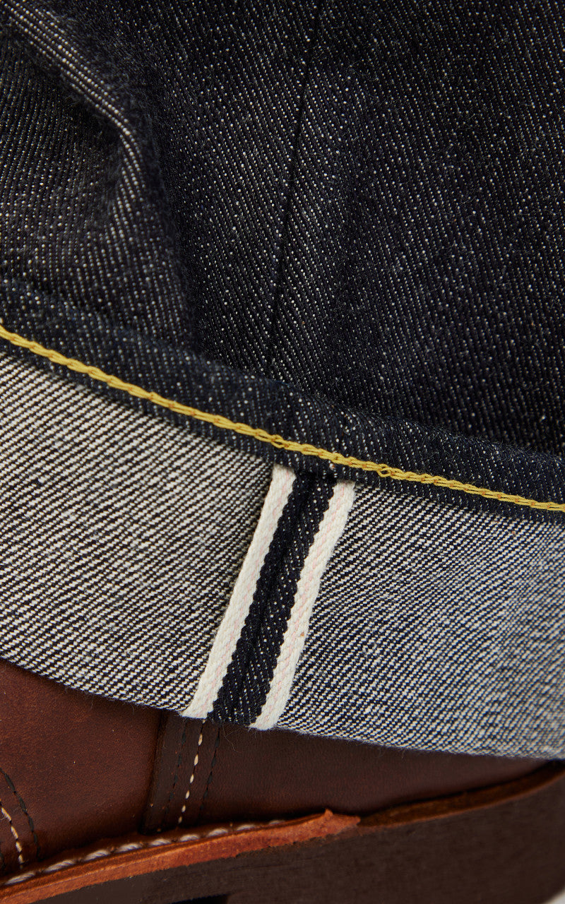 The Flat Head FN-D111XXX Wide Straight Jeans Selvedge Indigo