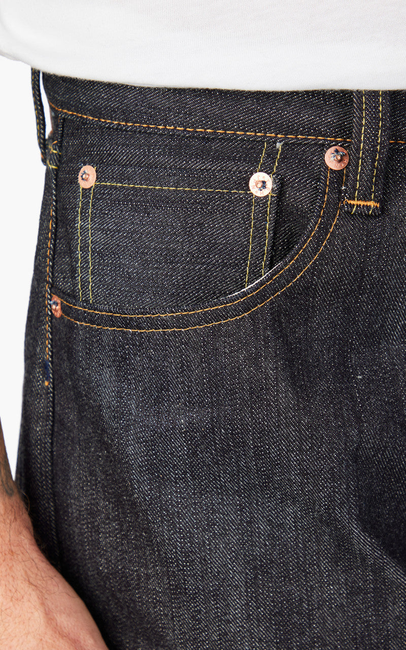 THE FLAT HEAD つなぎ XXL The Flat Head 20oz Ultra-Heavyweight Loopwheeled Tee Black