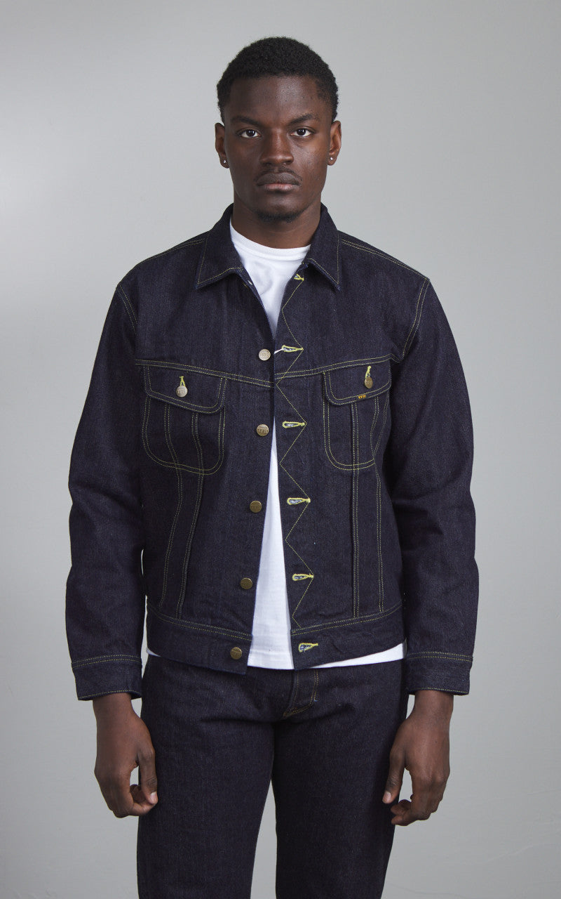 The Flat Head FN-OJ-D103 Denim Jacket Selvedge Indigo
