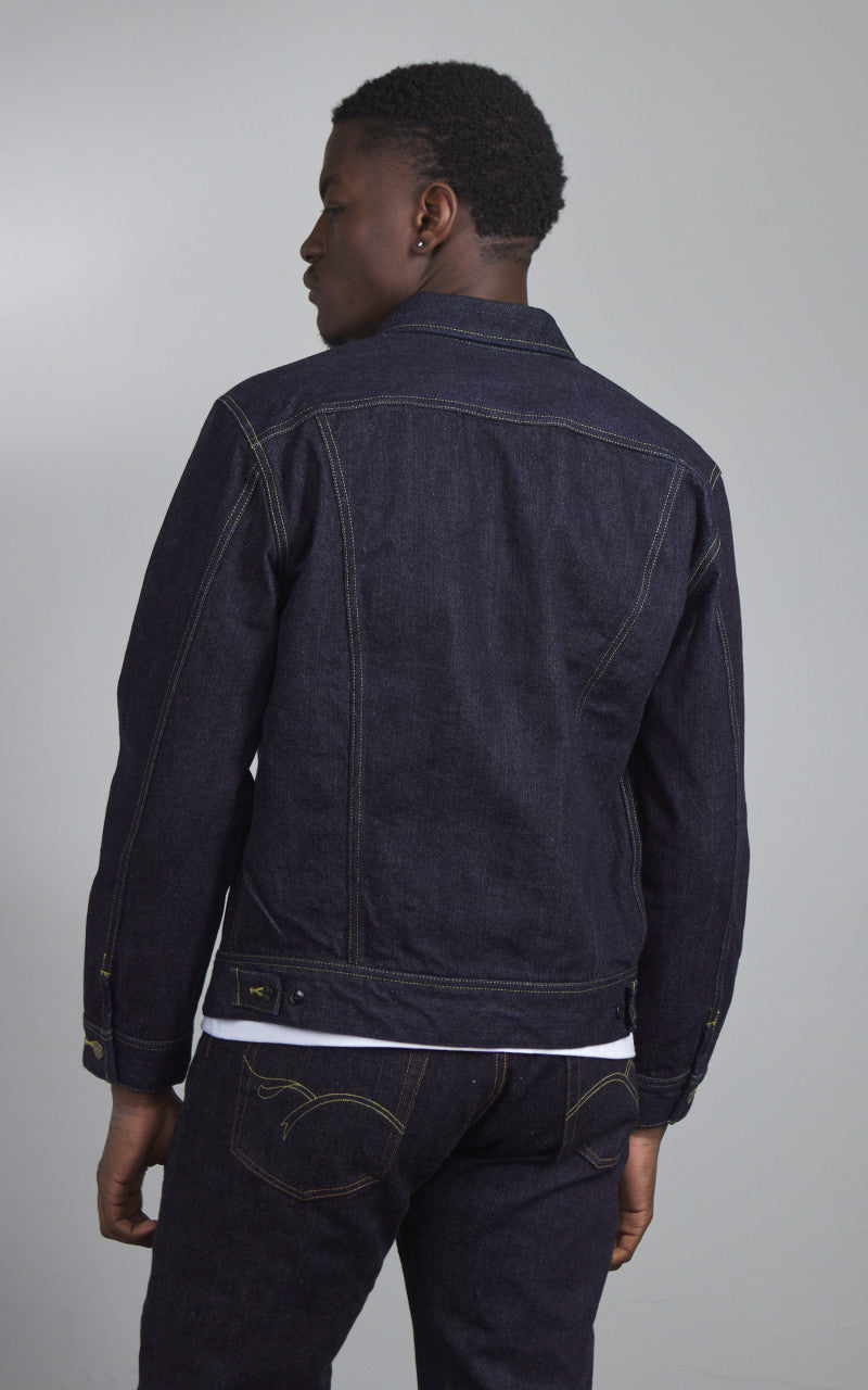 The Flat Head FN-OJ-D103 Denim Jacket Selvedge Indigo