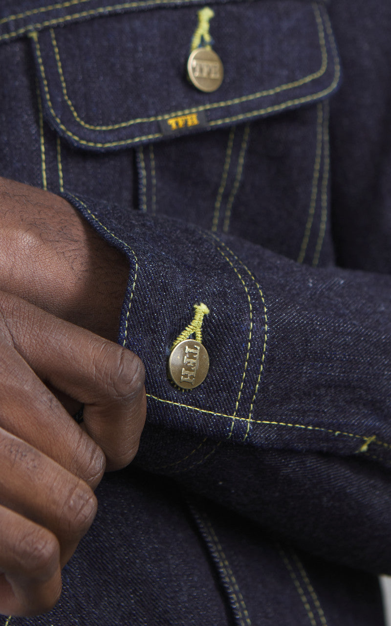 The Flat Head FN-OJ-D103 Denim Jacket Selvedge Indigo