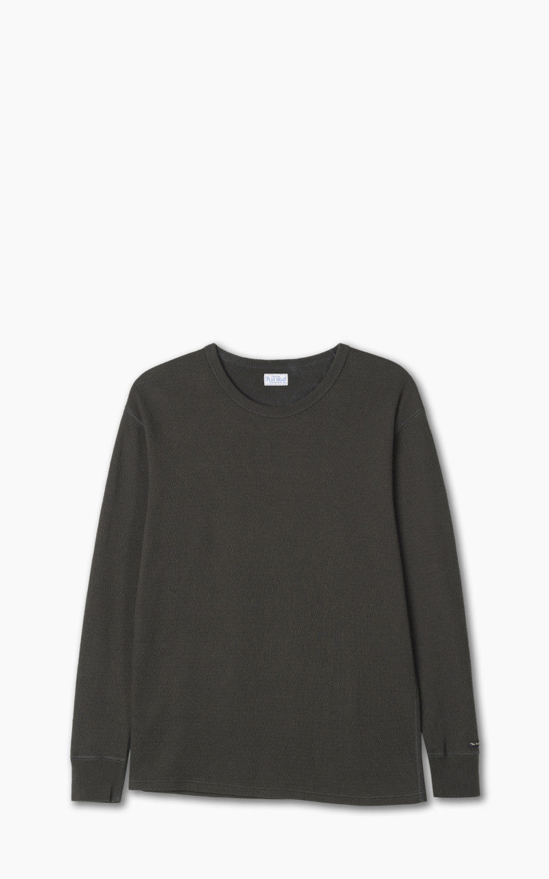 The Flat Head FN-THL-001 L/S T-Shirt Thermal Basic Light Black