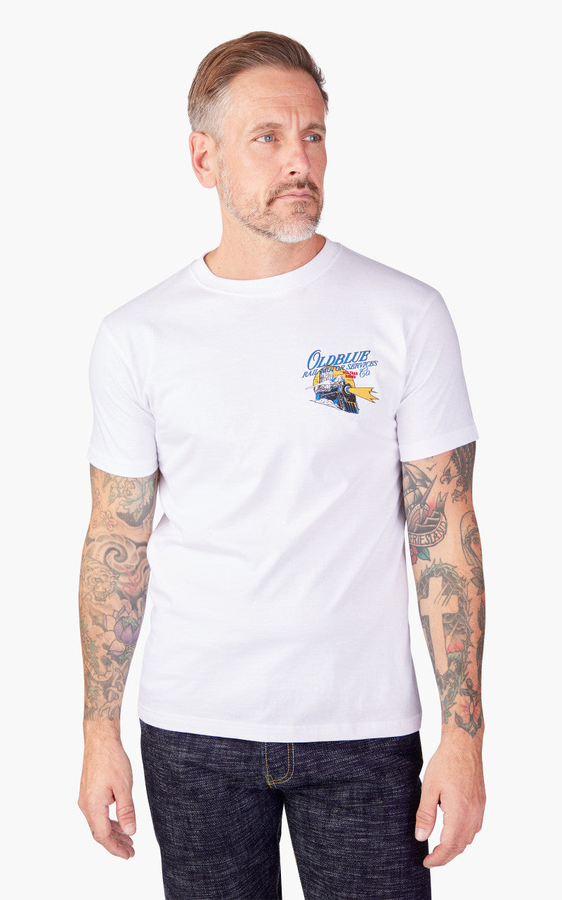 Oldblue Co. The Blue Tunnel Tee White