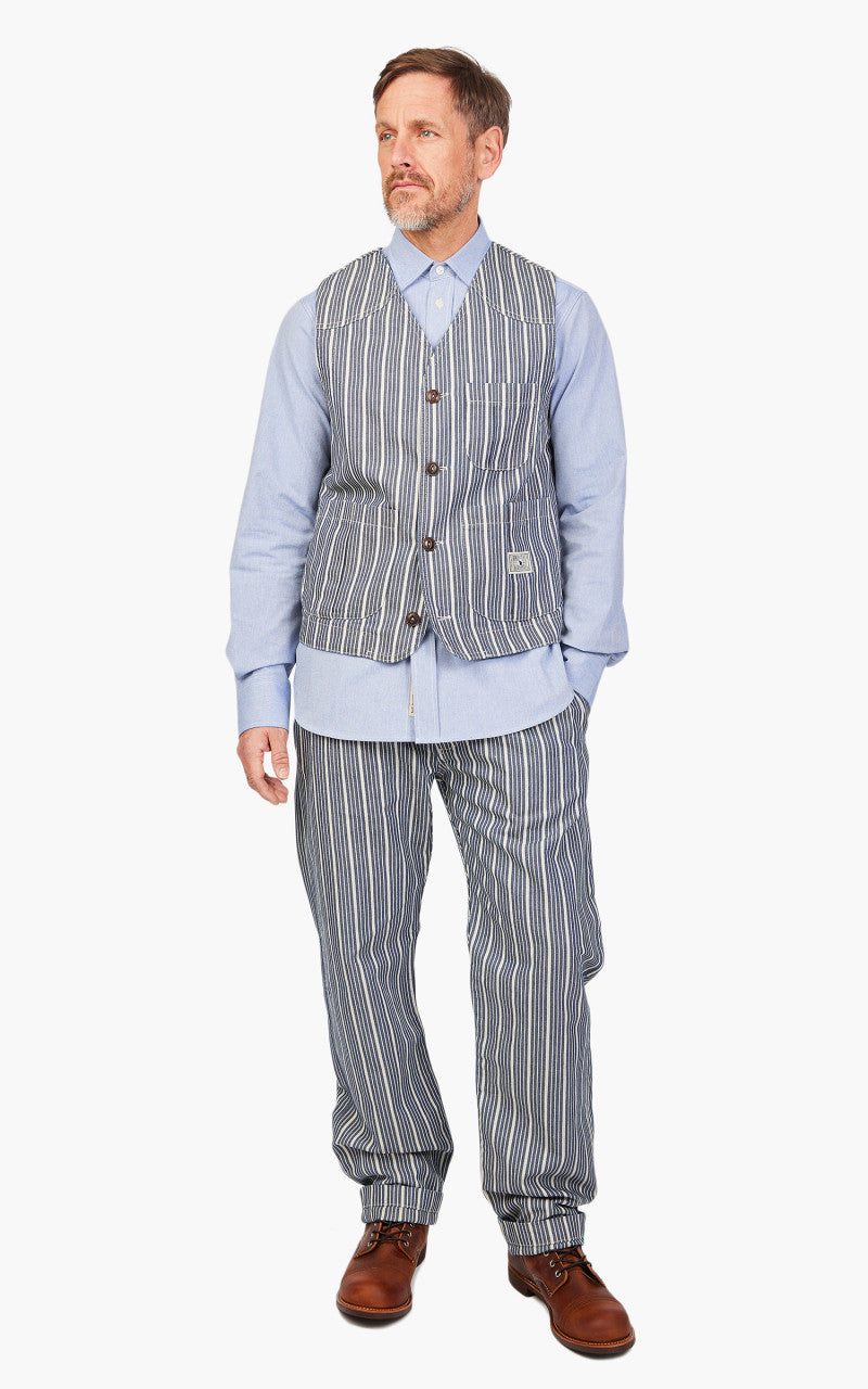 The Quartermaster Fisherman Vest Striped