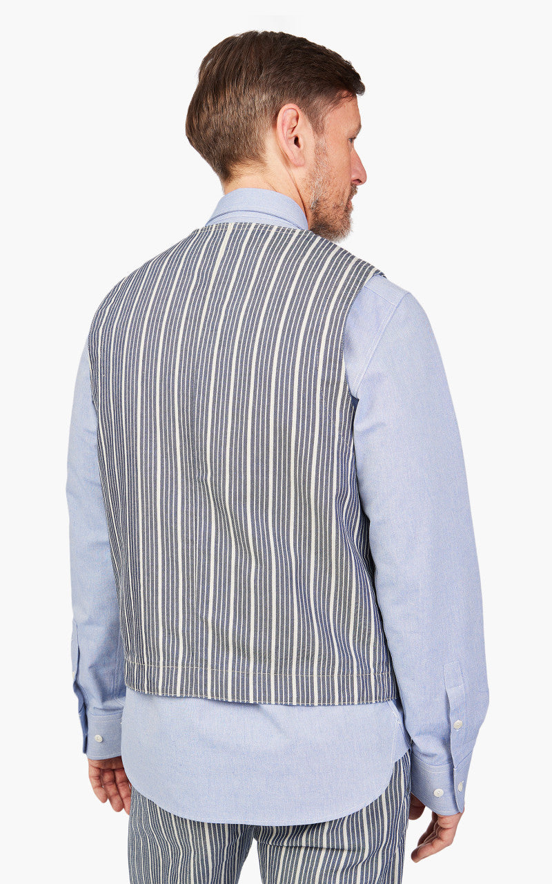 The Quartermaster Fisherman Vest Striped