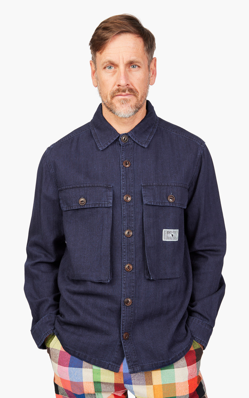 The Quartermaster WWII Fatigue Jacket HBT Indigo