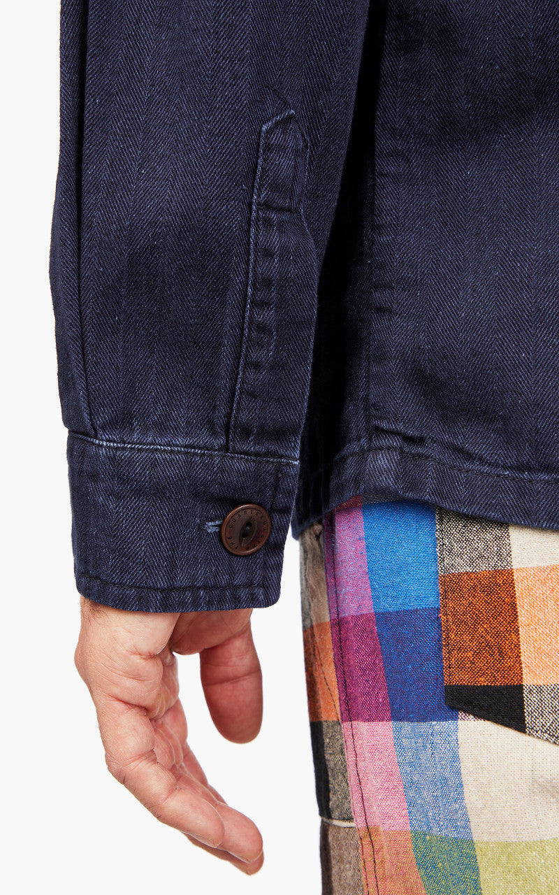 The Quartermaster WWII Fatigue Jacket HBT Indigo