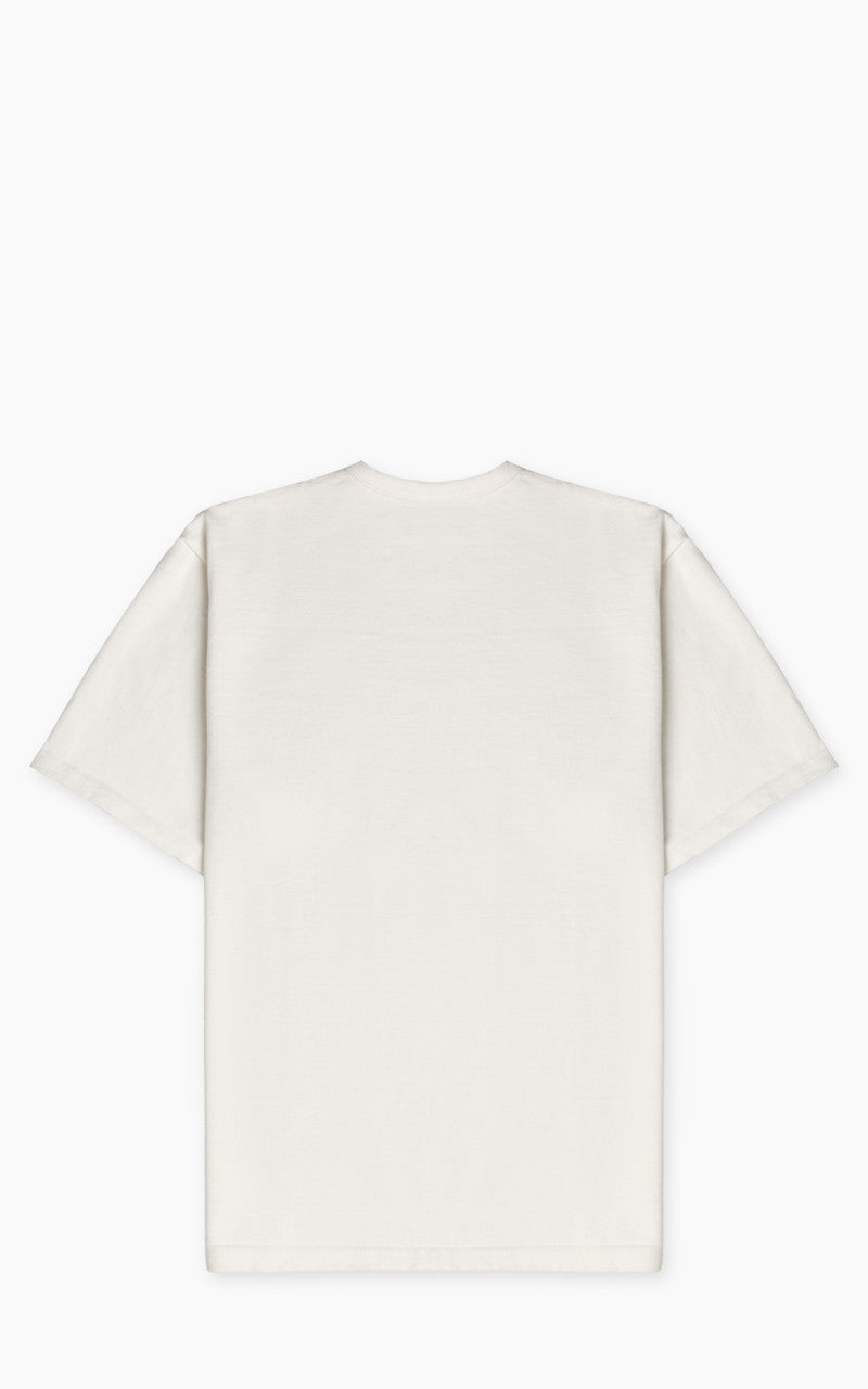 The Flat Head FN-HTK-001 Loopwheel 20oz Heavyweight T-Shirt White