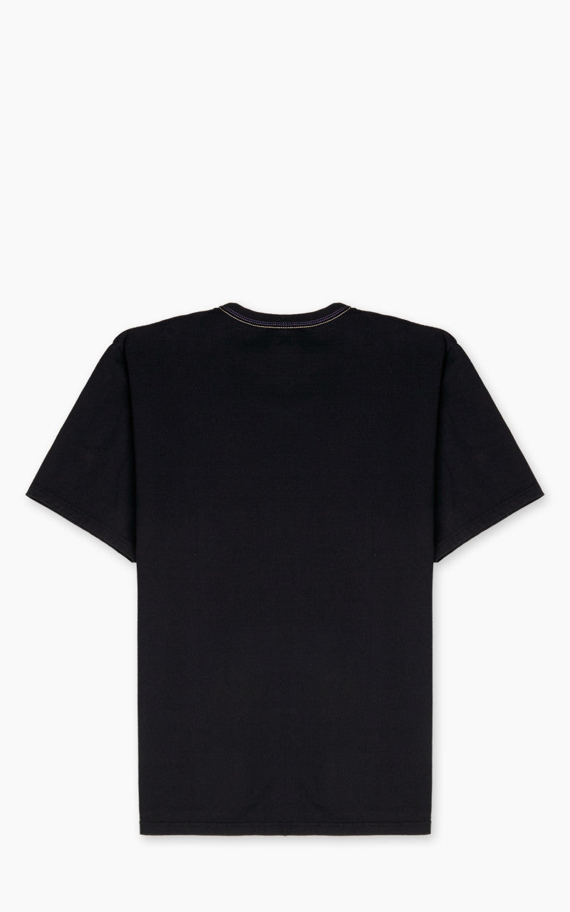 The Flat Head FN-THC-101 Plain T-Shirt Black