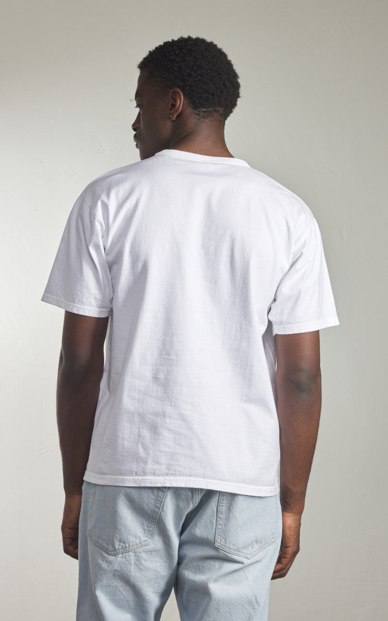 The Flat Head FN-THC-101 Plain T-Shirt White