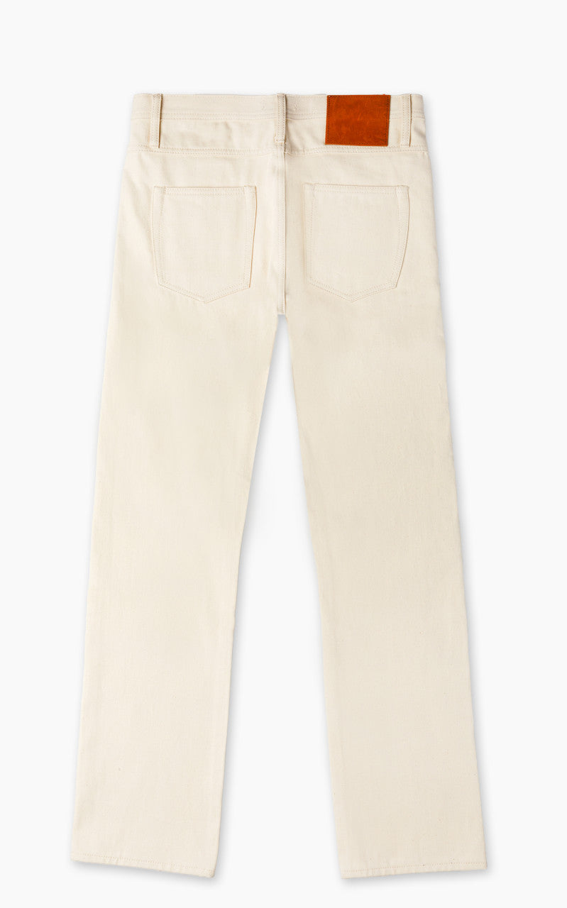 The Unbranded Brand UB397 Straight Fit Selvedge Ecru 13.5oz