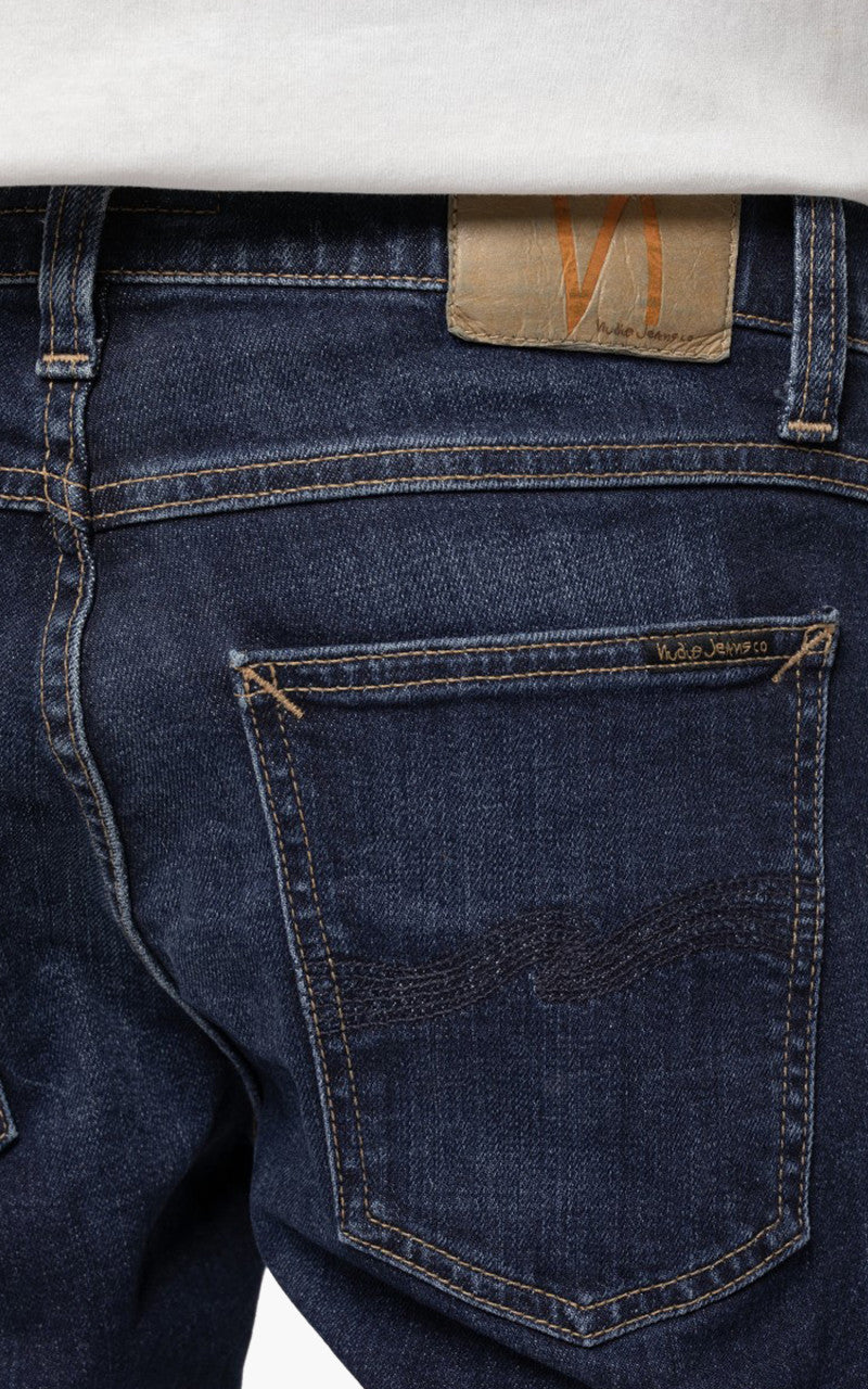 Nudie Jeans Tight Terry Dark Steel