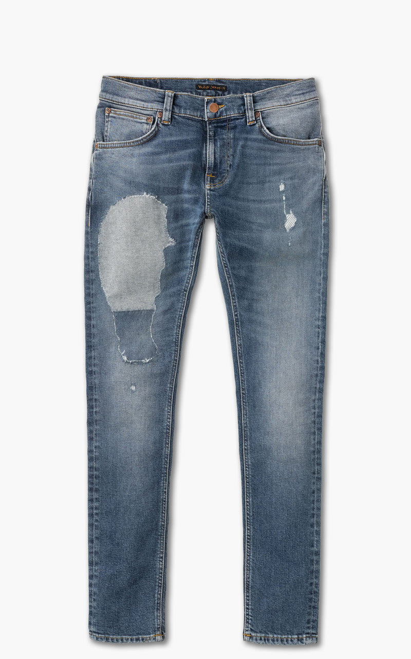 Nudie Jeans Tight Terry Worn And Patched