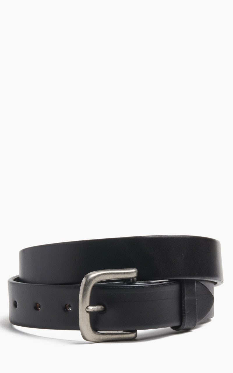 Tory Leather Bridle Leather Strap Belt Black