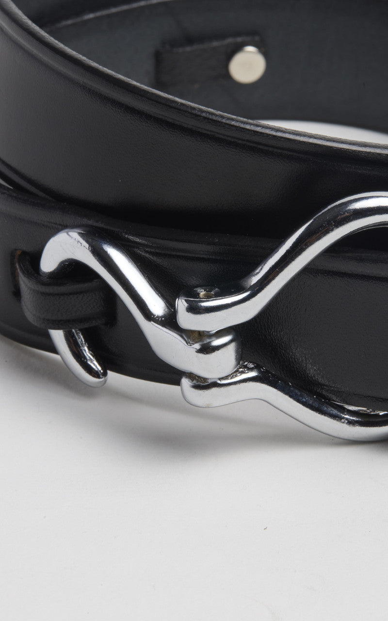 Tory Leather Bridle Leather Hoof Pick Belt Black