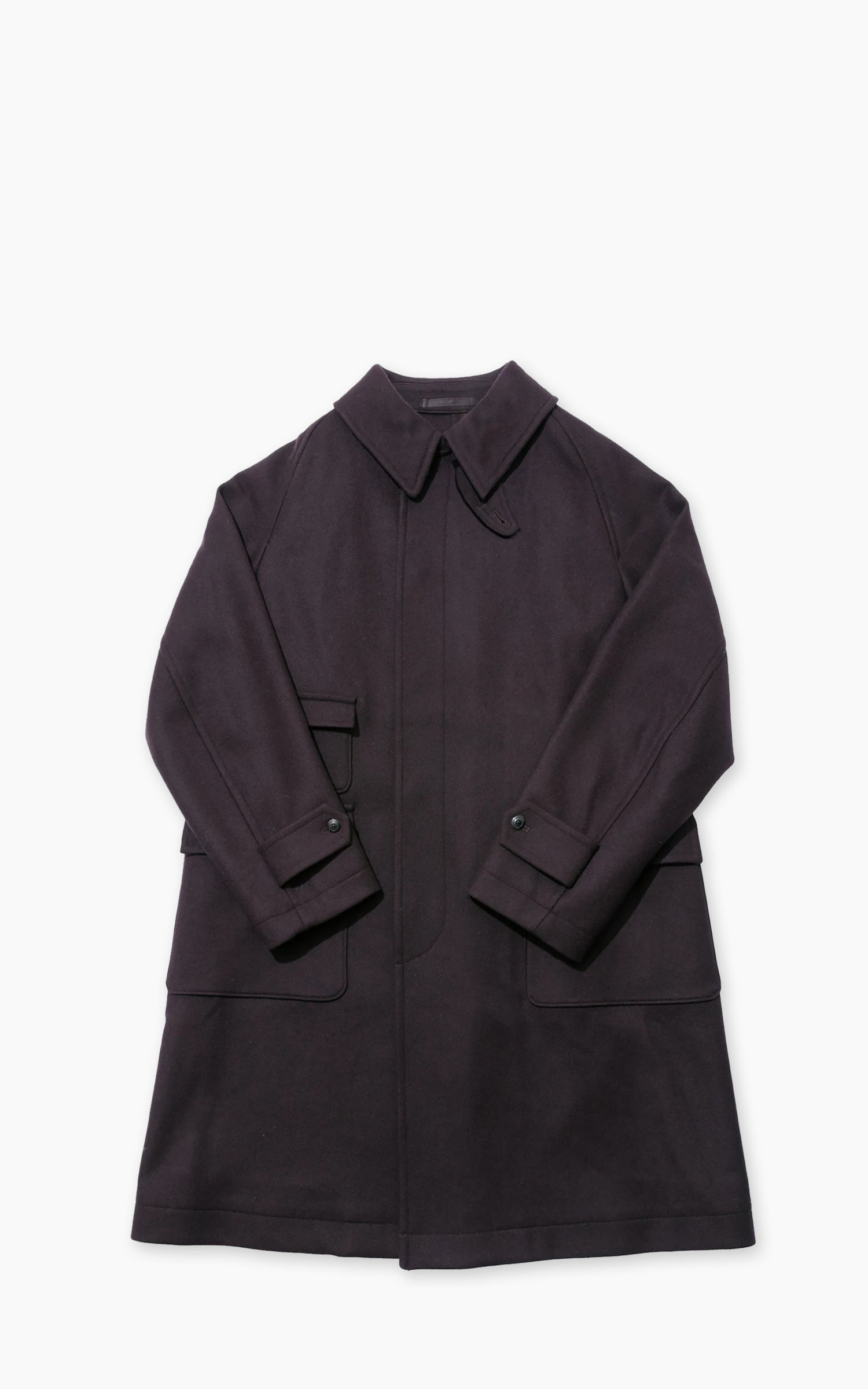 Traveller Coat Wool Top Brown