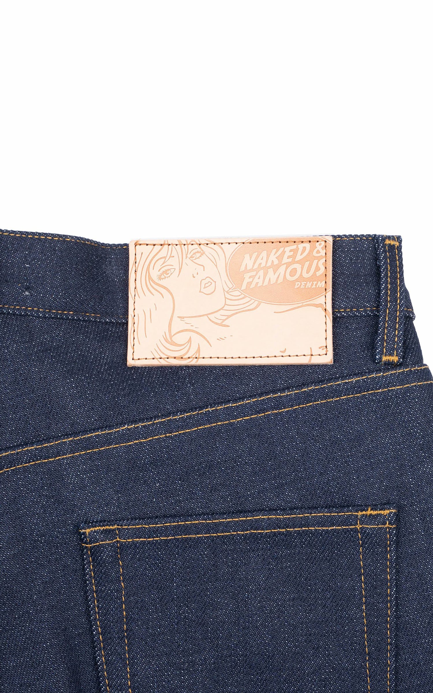 Naked & Famous Denim True Guy Elephant 14 - Dirty Elephant Selvedge Indigo 20oz