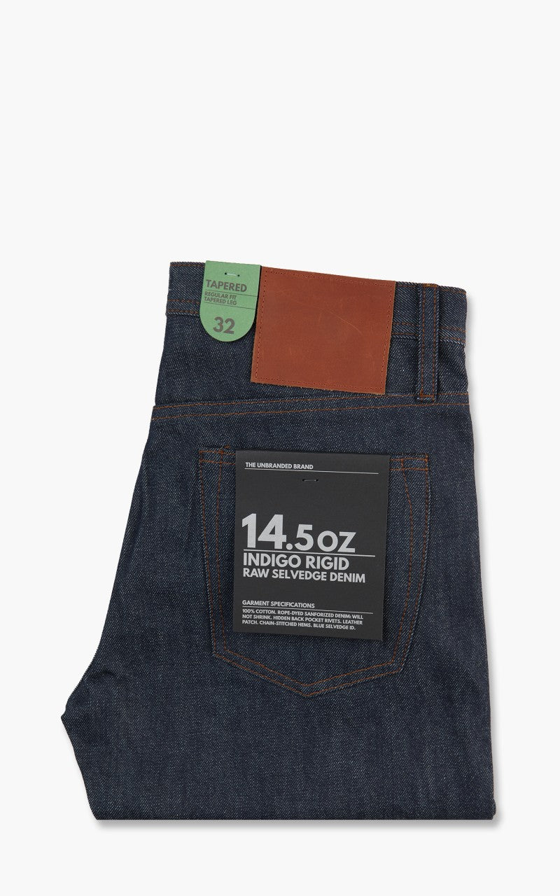 The Unbranded Brand UB201 Tapered Fit Selvedge Indigo 14.5oz