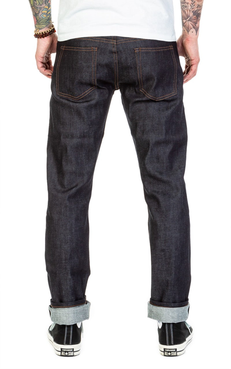 The Unbranded Brand UB222 Tapered Fit Stretch Selvedge Indigo 11oz