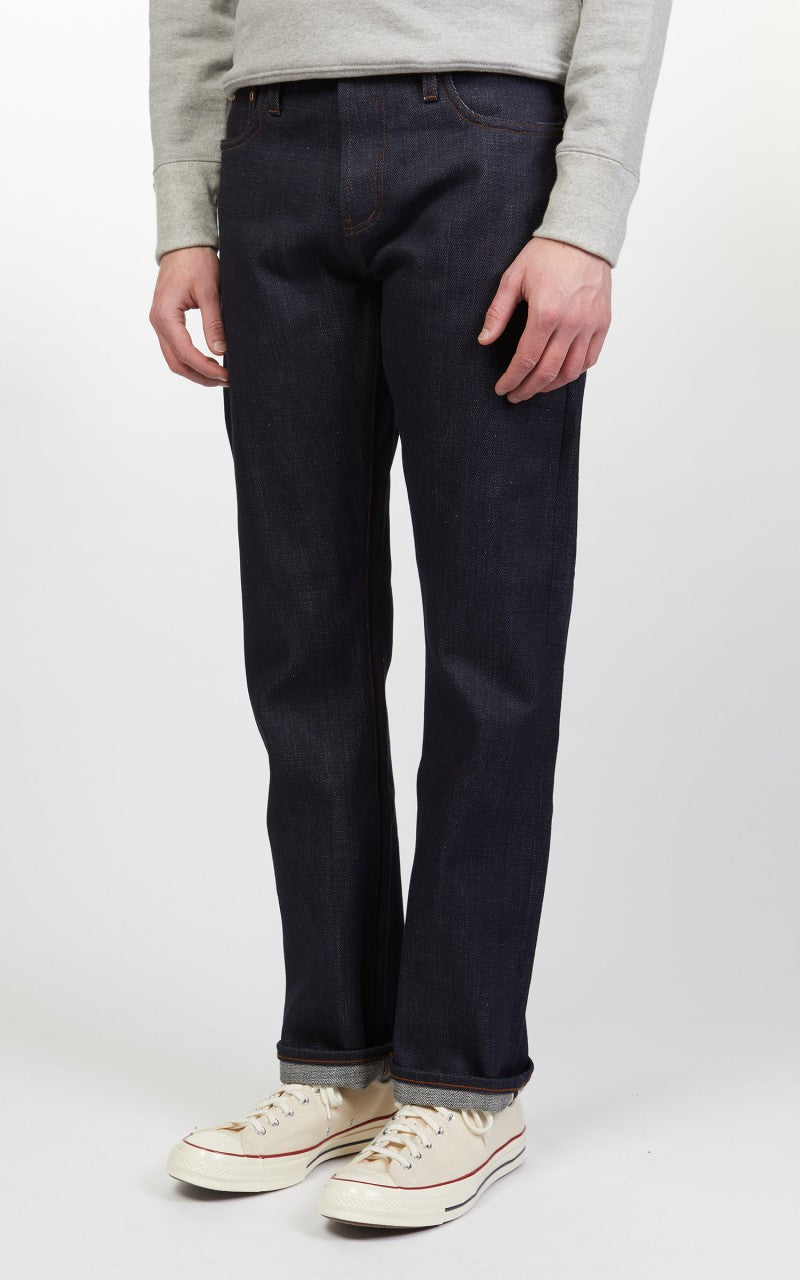 The Unbranded Brand UB321 Straight Fit Heavyweight Selvedge Indigo 21oz