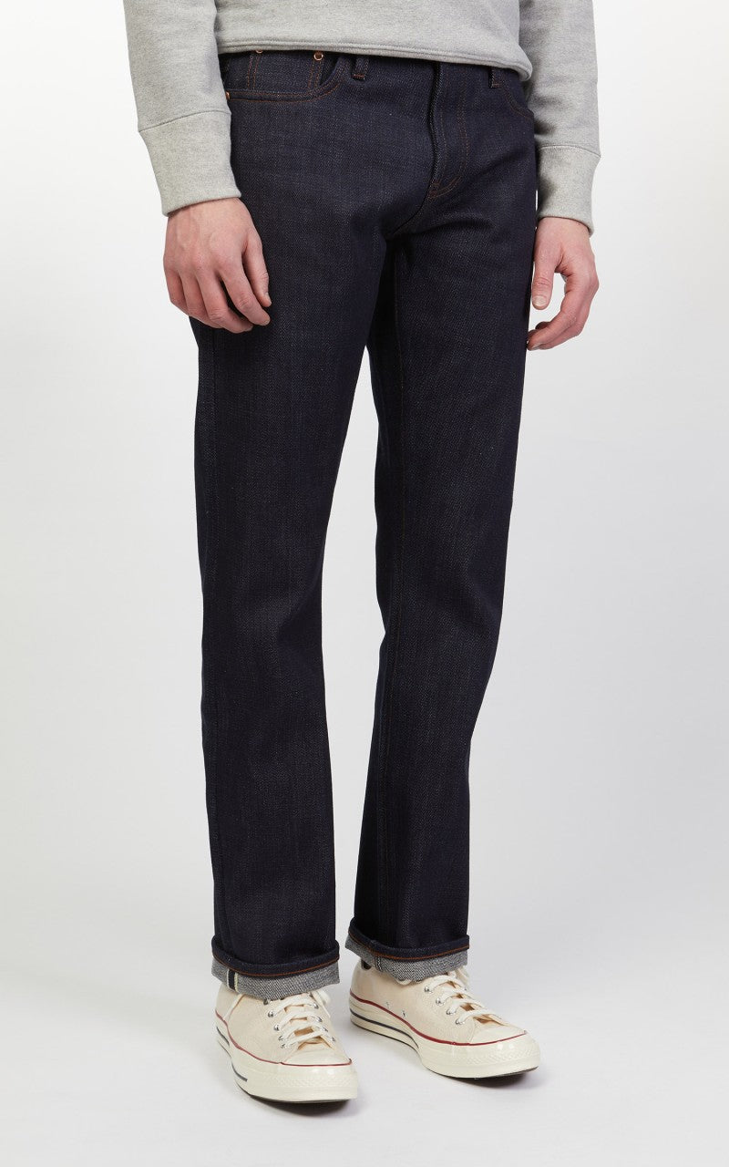 The Unbranded Brand UB321 Straight Fit Heavyweight Selvedge Indigo 21oz