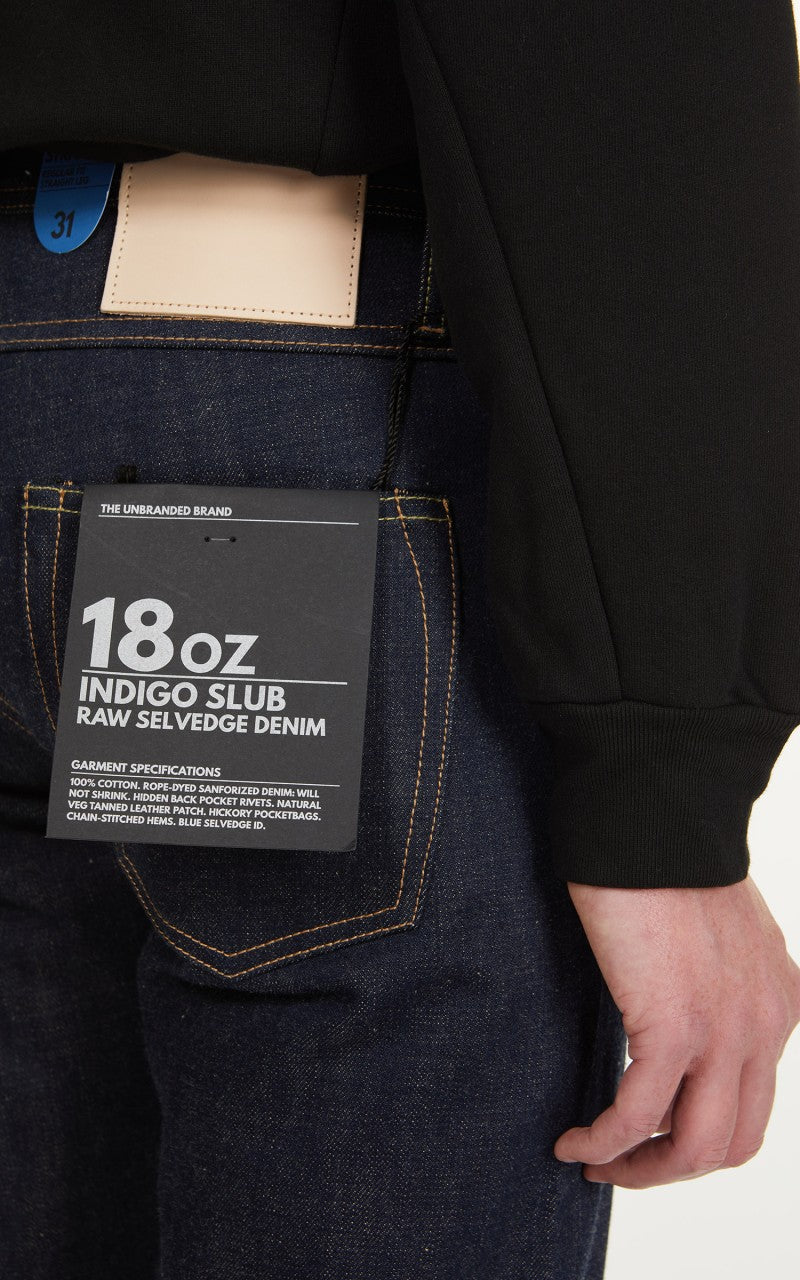 The Unbranded Brand UB369 Straight Fit Natural Seed Weft 18oz