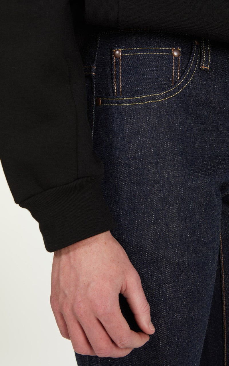 The Unbranded Brand UB369 Straight Fit Natural Seed Weft 18oz