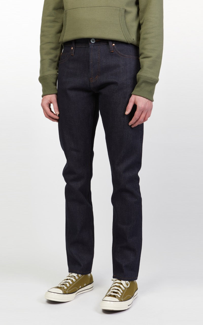The Unbranded Brand UB421 Tight Fit Heavyweight Selvedge Indigo 21oz