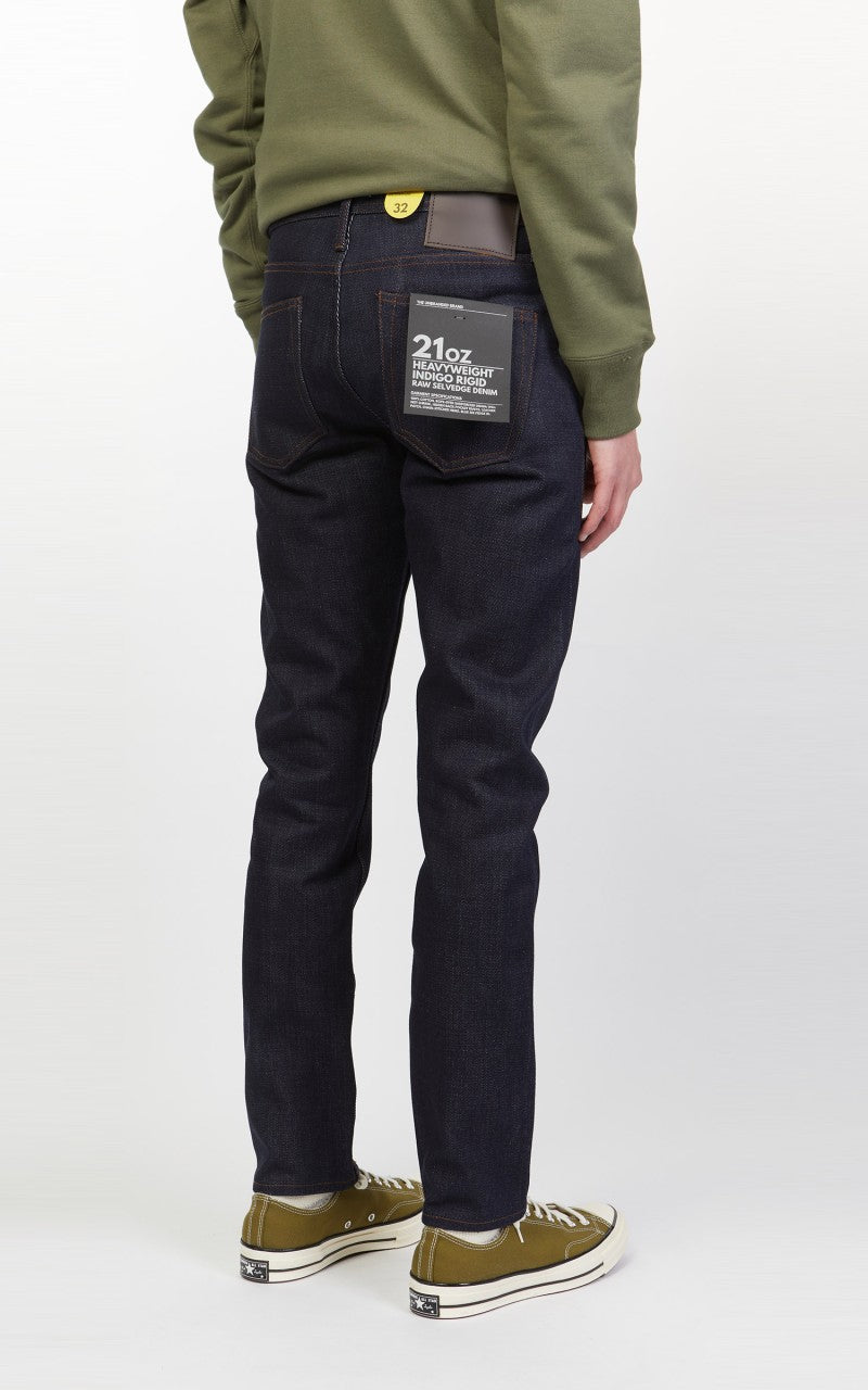 The Unbranded Brand UB421 Tight Fit Heavyweight Selvedge Indigo 21oz