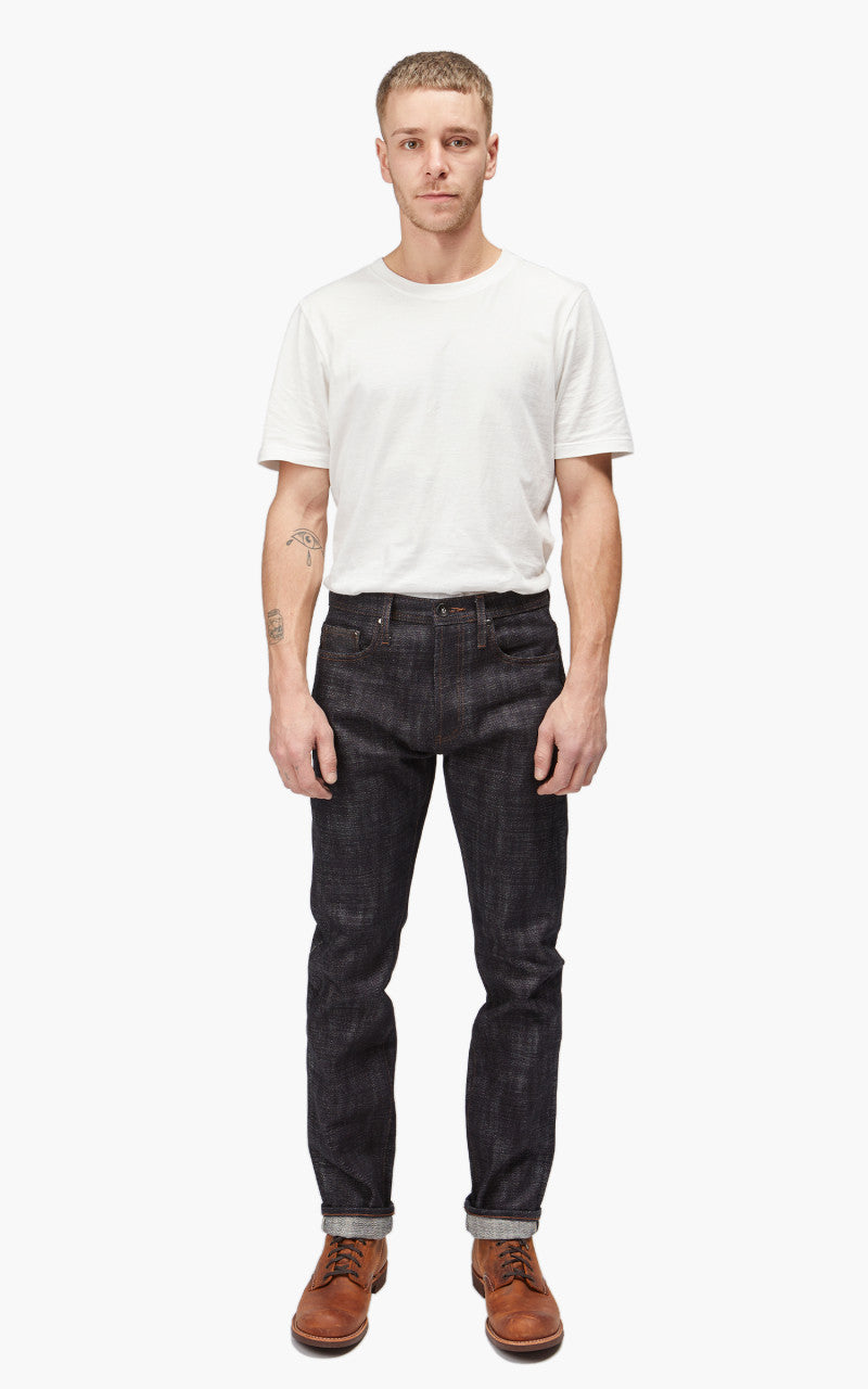 The Unbranded Brand UB270 Tapered Fit Heavyweight Big Slub Selvedge Denim 22oz