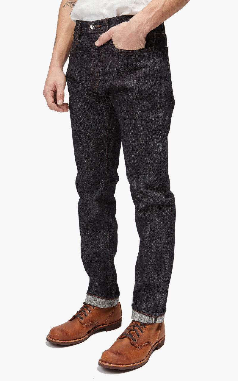The Unbranded Brand UB270 Tapered Fit Heavyweight Big Slub Selvedge Denim 22oz