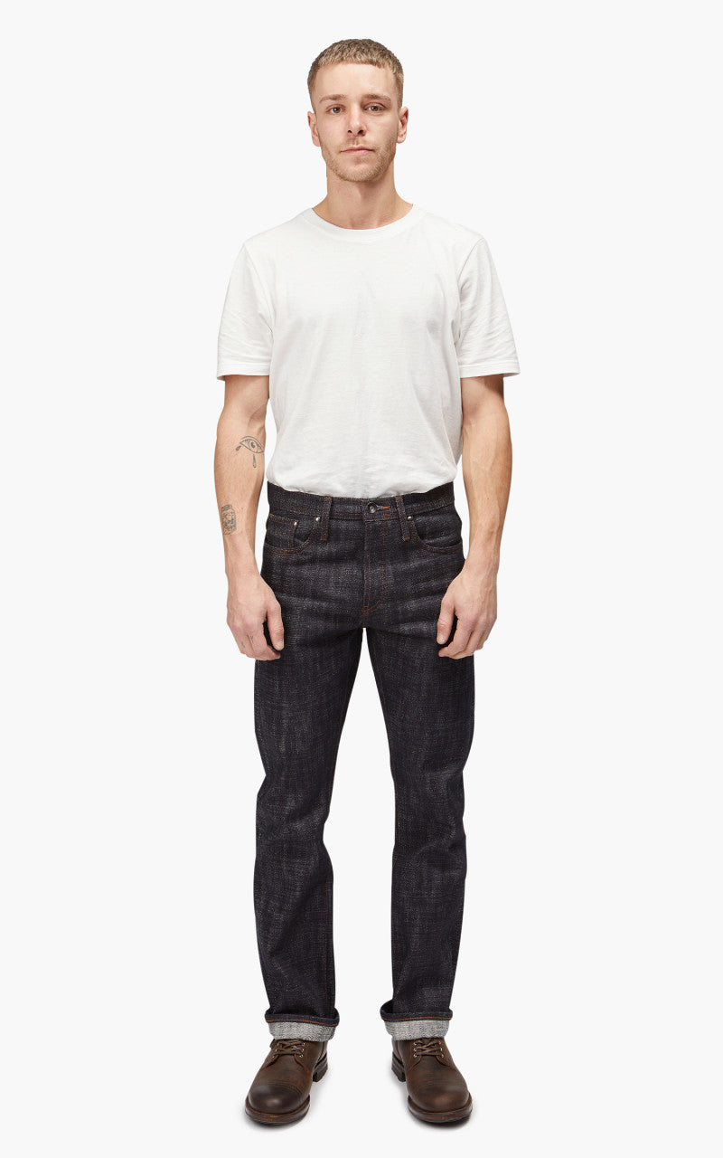 The Unbranded Brand UB370 Straight Fit Heavyweight Big Slub Selvedge Denim 22oz