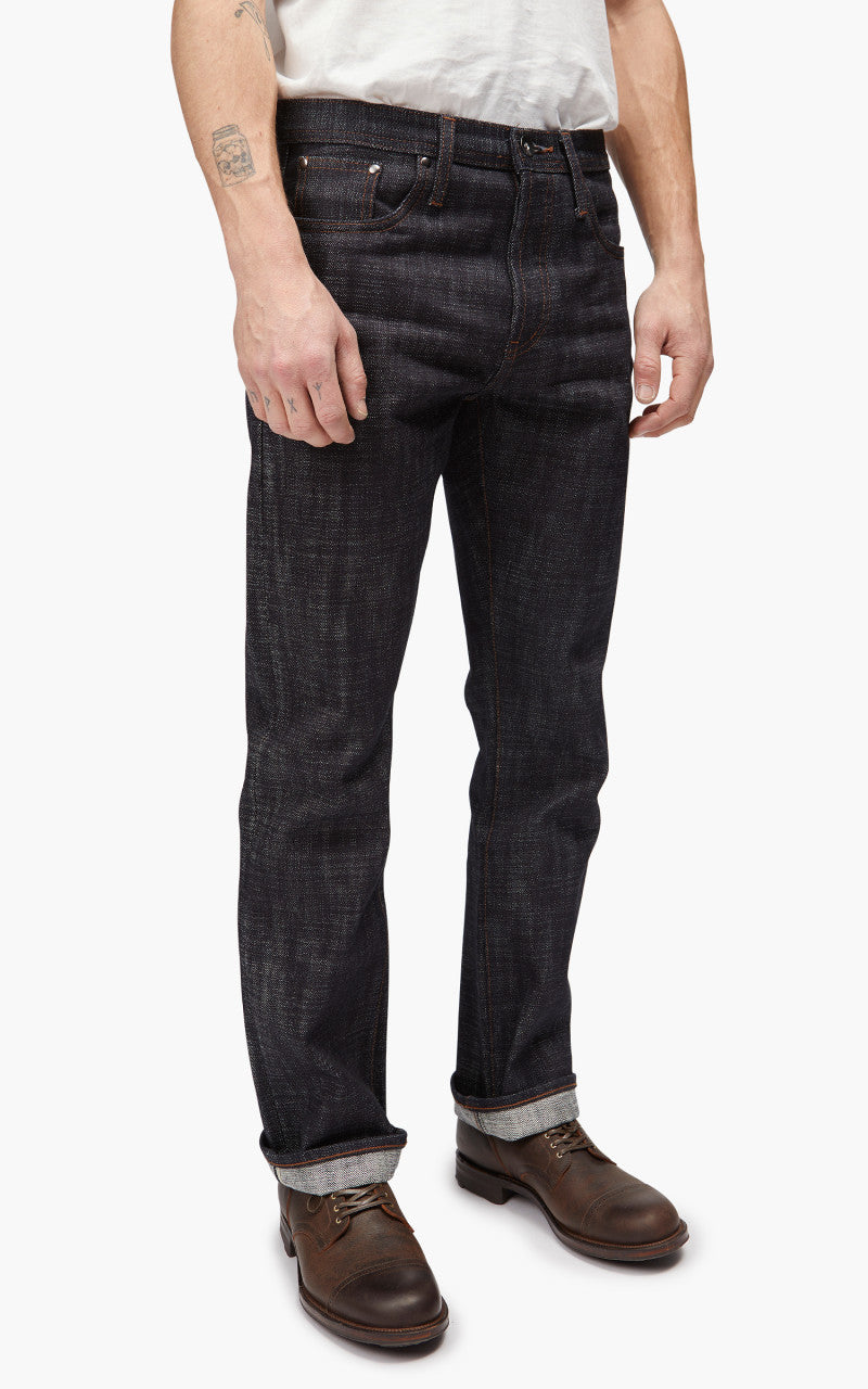 The Unbranded Brand UB370 Straight Fit Heavyweight Big Slub Selvedge Denim 22oz