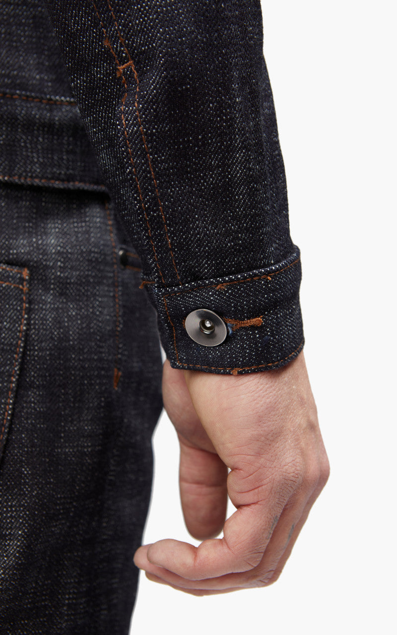 The Unbranded Brand UB970 Denim Jacket Heavyweight Big Slub Selvedge Denim 22oz
