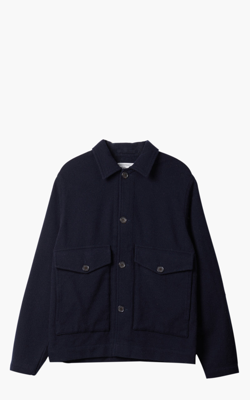 Universal Works Watchman II Jacket Wool Navy